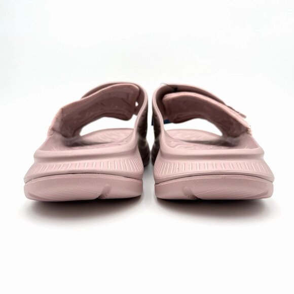 NEW Hoka One One Ora Luxe Recovery Slide Sandals Men\'s Pale Mauve / Wistful main image 7